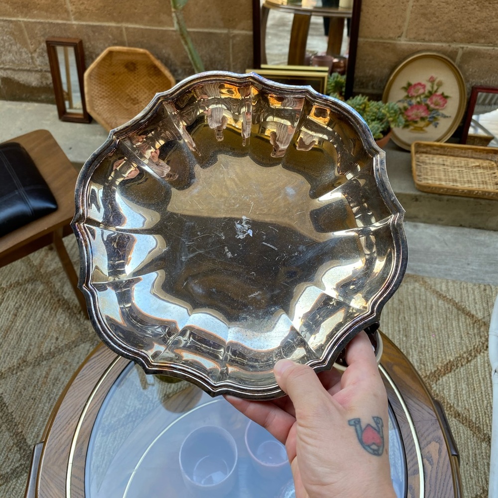 Vintage silver bowl
